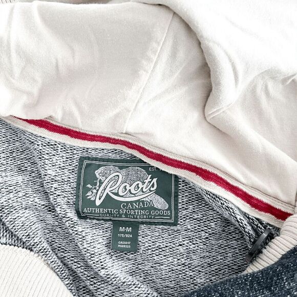 Roots Canada Women's Button Front Long Sleeve Hooded Cardigan Black Medium - Picture 3 of 7